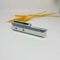 Accessoire de remplacement de poteau de garde-corps de balcon et d'escalier sans cadre en acier inoxydable, avec fixation par embout en verre, design moderne, pour bricolage, résistant à la rouille
