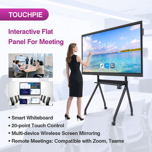Tableau interactif intelligent pour écoles, <span class=keywords><strong>écran</strong></span> plat 85/86 pouces, affichage 4K de 65 à 110 pouces, Android 15 OS, anti-reflet avec caméra IA et micro - Product Image 2
