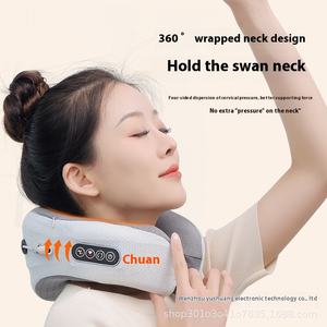 Masseur <span class=keywords><strong>de</strong></span> cou multifonction USB-C avec contrôle <span class=keywords><strong>de</strong></span> la minuterie, idéal pour soulager les douleurs dorsales et cervicales, cadeau transfrontalier, 25*25*14cm - Product Image 2