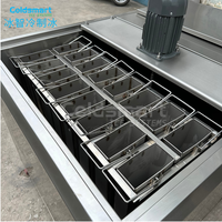 Machine à glaçons industrielle à grande capacité refroidie par air avec composants de moteur efficaces Machine à glaçons industrielle pour les fruits de mer