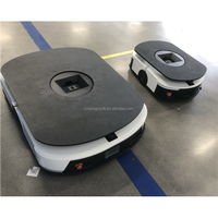 Robot AGV intelligent 1000 kg avec double laser SLAM, vitesse réglable, précision de 10 mm, solutions de livraison de matériaux industriels