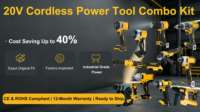 Kit d'outils électriques professionnels DW pour la construction industrielle et le travail du bois