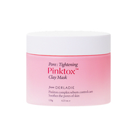 Mascarilla Facial de Arcilla Rosa Kaolin Puro Derladie, Belleza Coreana, Control Intensivo de Grasa, Refina los Poros, Repara la Barrera Cutánea, Para Todo Tipo de Piel