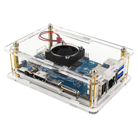 Nuevo Orange Pi 5 4GB 8GB 16GB RK3588S Kit de computadora de placa única Estuche opcional, ventilador de refrigeración, adaptador de corriente, disipadores de calor, tarjeta SD