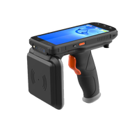 Teléfono Inteligente/PDA Android 13 Resistente con RFID, 8000 mAh, Escáner UHF para Etiquetas de Oreja de Ganado de 20 m, Seguimiento de Animales, IP65 Sellado, 2D