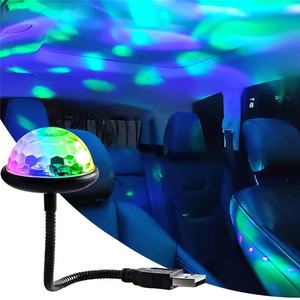 USB Mini Disco <strong>DJ</strong> Ball Auto <strong>Car</strong> Interior Party Atmosphere Light bar Colorful Music Sound Decor LED Light for <strong>Car</strong> Universal - Product Image 4