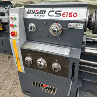 Tour à métaux d'occasion de précision CS6140, horizontal, à banc, de moyenne capacité, 220V, garantie 2 ans, moteur de broche 3kW