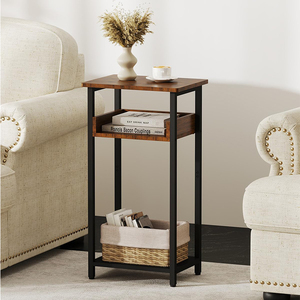 Bán buôn cổ điển nhỏ hẹp bên bảng phòng khách lưu trữ bằng gỗ Đồ nội thất kim loại góc bảng - Product Image 3