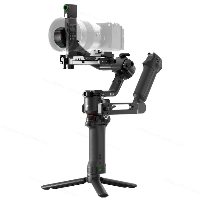 DJI RS 5 Gimbal for Sony FX3 Canon A7SIII, Automated Axis Locks, Pro Filmmaking Gear, 5th Gen RS Stabilization, Original