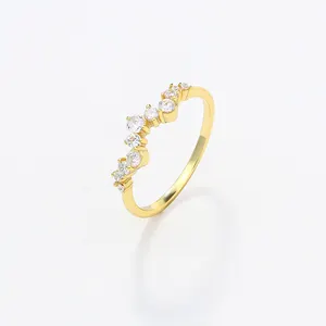 Blossom CS Jewelry explosive neue Produkte Damen-Schmuck Zirkon-Ringe 18K Gold 925 Sterling-Silber Freizeitsringe für Damen