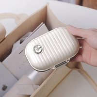 Boîte à pilules compacte pratique en silicone électroplaqué PP, étanche, pour 7 jours, idéale pour la maison, les voyages et l'usage quotidien