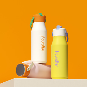 Hourafter Stainless Steel Thermos 304 Vacuum Insulated Water Bottle For Home Office Outdoor Travel Use - Product Image 2