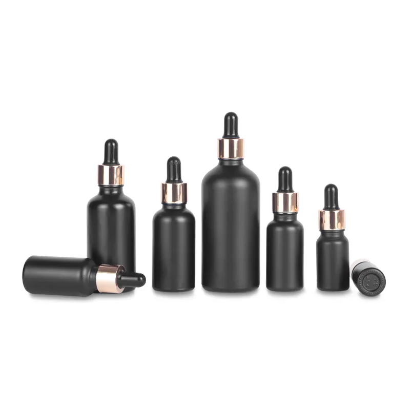 May the five best-selling ml10ml15ml20ml30ml50ml100ml black universal color essential oil glass bottles