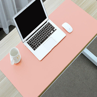 Alas Meja Tulis Kulit PU 3mm Tahan Lama, Anti Air, Permukaan Halus, Alas Kantor, Alas Mouse, Alas Laptop Kosong untuk Sublimasi