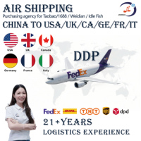 Expédition rapide par fret aérien vers les États-Unis, le Royaume-Uni, le Canada, l'Allemagne, la France, l'Italie, DDP via UPS/DHL/TNT/FedEx - Agent d'expédition DDP Chine Ali
