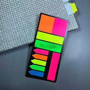 Etiquetas Autoadhesivas de PET, Impresión Fluorescente, Logotipo en Papel, Juego de Combinación Múltiple, Personalizable, Índice de Notas Adhesivas Reutilizables - Product Image 3