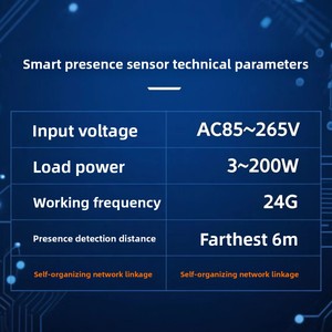 HEAD 24G Millimeter Wave Human Presence <strong>Sensor</strong> <strong>Switch</strong> for Smart Home (Induction Series) - Product Image 2