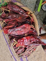 Premium-Qualität Getrocknete Rote Chili Ganze Scharfe Chilischoten Natürliches Rotes Süßes Paprikapulver Großhandel für Lebensmittelgewürze 25kg/Beutel