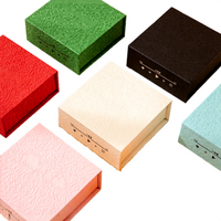 Boîte cadeau à fermeture magnétique personnalisable avec gaufrage et revêtement UV, matériaux recyclés, imperméable, logo personnalisé, emballage haut de gamme