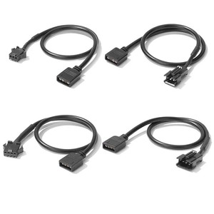 Cantell 12V 4Pin hembra a SM 4Pin macho placa base RGB adaptador Cable de conversión para <span class=keywords><strong>PC</strong></span> ordenador - Product Image 5