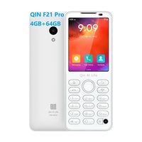 هاتف QIN F21 Pro عالي الجودة بذاكرة 3 جيجابايت و32 جيجابايت، شاشة 2.8 بوصة، نظام أندرويد 11، معالج MTK6761 رباعي النواة، بطارية 2150 مللي أمبير، كاميرا 2 ميجابكسل، هاتف 4G بأزرار، بسعر منخفض
