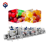 TG- Industriële Volledig Automatische Gummy Productielijn Servo Precisie Doseer Fruit Gummy Machine Met Koeltunnel