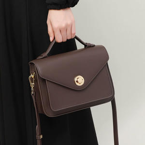 new fashionable women's shoulder <b>bag</b> genuine <b>leather</b> high-end ladies' <b>messenger</b> hand <b>bag</b> commuting <b>bag</b> for women versatile - Product Image 1