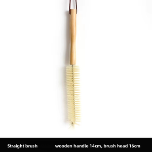 Custom Logo Eco-friendly Beech Wood Long Handle Cleaning <strong>Brush</strong> Wooden <strong>Bottle</strong> <strong>Brush</strong> for Cup - Product Image 6