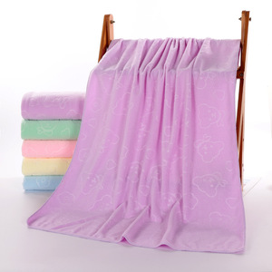 <b>Microfiber</b> <b>Bath</b> <b>Towels</b> 70x140 Cm Solid Color Quick Dry Home Use Set - Product Image 3