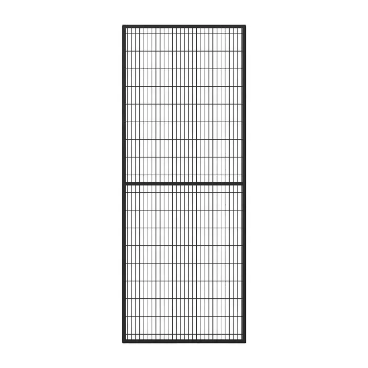 Metallzaun platten leicht zu montierende Maschinen schutz zaun geschweißte Drahtgitter platte 200*2000mm