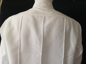 Chemises habillées d'affaires unies et décontractées en coton polyester soie pour hommes - Product Image 2
