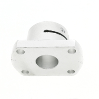 Support de guidage linéaire compact à bride en aluminium anodisé de 16 mm STHWCB16 STHWCB 16 avec siège de roulement à bride