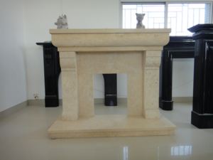 كريم بيج عتيق صقل الحجر مخصص Caryatid تركيب قائم بذاته - Product Image 3