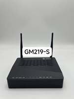 Modem Fibre Optique GM219-S GPON XPON ONU ONT WiFi4 2.4GHz 300M 1GE 3FE 1POTS USB SC Port PC FTTH Haut Débit Domestique