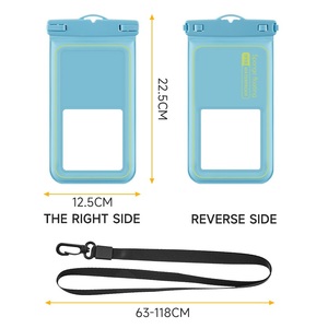 Sac de <span class=keywords><strong>téléphone</strong></span> étanche universel à écran tactile en PVC+ABS, sac de <span class=keywords><strong>téléphone</strong></span> étanche pour les sports de plein air pour hommes et femmes, <span class=keywords><strong>pochette</strong></span> pour <span class=keywords><strong>téléphone</strong></span> portable - Product Image 6