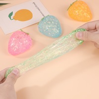 Balle anti-stress en mousse PU phosphorescente, forme dumpling, jouet sensoriel à presser, à remontée lente, mignon, décompression, unisexe, cadeau pour adultes et filles
