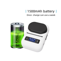 PT260 Imprimante d'étiquettes thermique portable pour Android iOS avec rouleau de papier Mini Pocket Wireless Sticker Label Tag Price Maker Machine