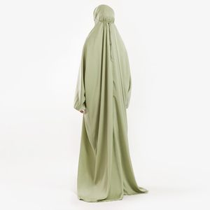 Vêtement traditionnel blanc pour femmes musulmanes, vêtement de prière pour Ramadan dubaï, vente en gros - Product Image 2