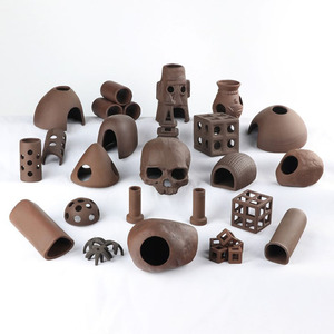 Eramic quarium ececoration ish hrimps helhelter Ouse otottery corcorpion Ouse anianister imimulation Stone ish ank eco - Product Image 1