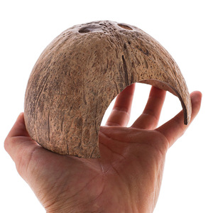 <span class=keywords><strong>Levana</strong></span> Habitat/Nid durable en coque de noix de coco naturelle pour lézards, pour l'escalade et la protection, toutes saisons - Product Image 5