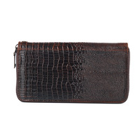 Dompet Genggam Kulit Asli Pria, Dompet Selempang Kapasitas Besar