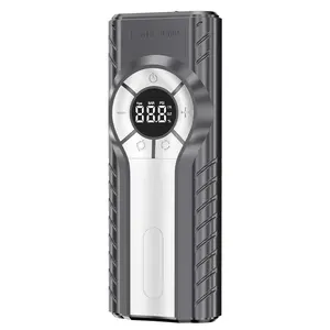 Multifunción 20000mAh 12V Booster Auto Jumper Bomba infladora de neumáticos de coche Arrancador de batería portátil Compresor de aire para neumáticos de coche