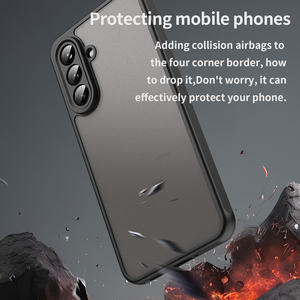 Mới Sang Trọng TPU + PC Điện Thoại Di Động Trường Hợp Chống Sốc Cho Galaxy A16 A17 A26 A36 A56 Matte Điện Thoại Di Động Bìa Hot Bán Cho A35 A55 5G - Product Image 5