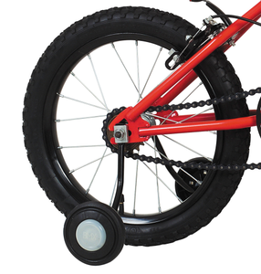 BMX 스틸 프레임 16인치 어린이 자전거 싱글 스피드 에어 타이어 브레이크 라인 트레이닝 휠 저렴한 디자인 유니섹스용 - Product Image 2