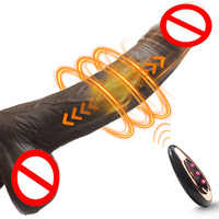 Vibrador Realista al por Mayor, Consolador, Juguetes Sexuales, Control Remoto, Pene Grande, Juguetes para Adultos, Masturbación, Pene, Juguetes Sexuales para Adultos