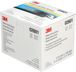 4-1/2 dans x 5-1/2 en 115mm x 140mm Ultrafine 3M Poche Ponçage Éponge - Product Image 1