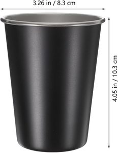 Verre à vin en acier inoxydable de 16 oz au design moderne avec couvercle en PP, incassable et empilable - Product Image 2