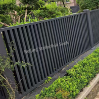 Panneaux de clôture en aluminium anti-rouille, norme australienne, modernes, à lattes horizontales, pour l'intimité, personnalisables pour les zones côtières et les villas