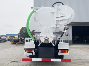 Camion d'aspiration des eaux usées, pompe à vide haute puissance, réservoir de grande capacité pour le nettoyage des égouts municipaux, élimination des boues, véhicule environnemental - Product Image 4