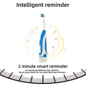 Batteria intelligente a 360 gradi offerta spazzolino elettrico IPX5 adatto per la sostituzione orale-<span class=keywords><strong>B</strong></span> testina rotante per adulti spazzolino sonico - Product Image 4